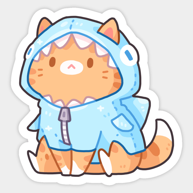 Shark Onesie Sticker by ashiro_shop